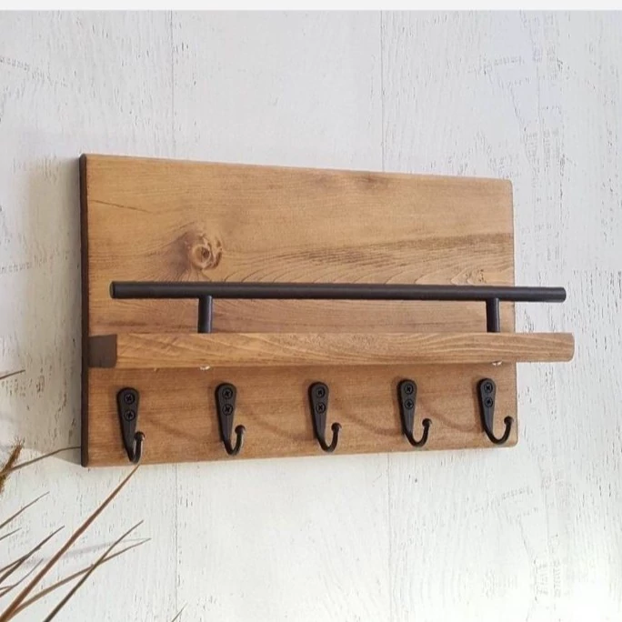 آویز دیواری چوبی کد 392